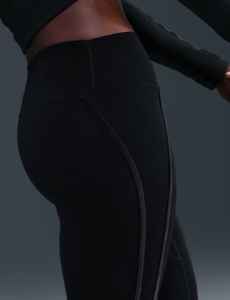 Dri-FIT One High Waisted 7/8 Leggings - Black/White Dri-FIT One High Waisted 7/8 Leggings - Black/White