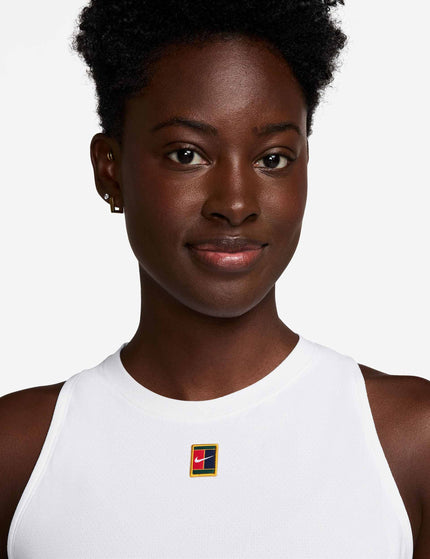 Nike NikeCourt Slam Dri-FIT Tennis Dress - Whiteimages3- The Sports Edit