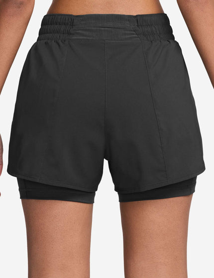 Nike One Dri-FIT 2-in-1 Shorts - Black/Whiteimages3- The Sports Edit