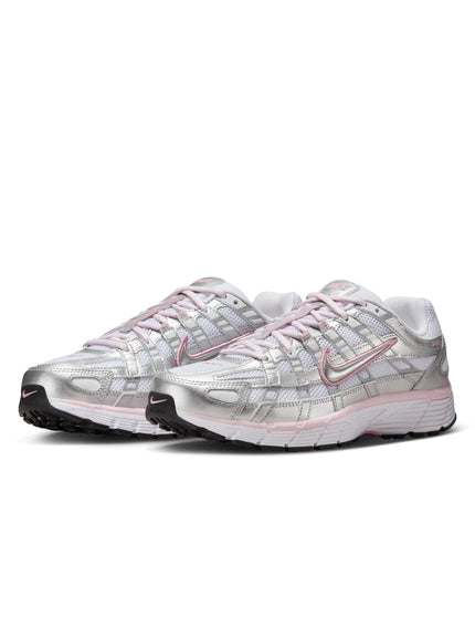 Nike P-6000 Shoes - White/Metallic Silver/Elemental Pinkimages2- The Sports Edit