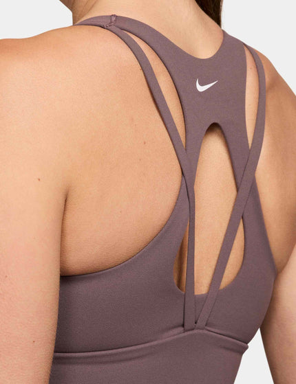 Nike Zenvy Light-Support Longline Bra - Tattoo/Whiteimages3- The Sports Edit