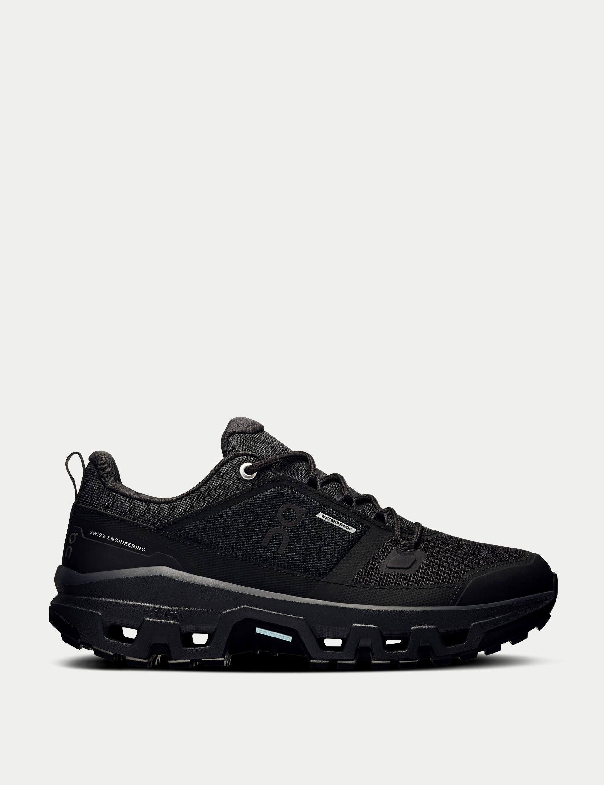 On Running Cloudrock Low Waterproof Black The Sports Edit