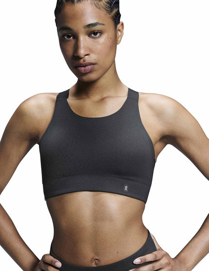 ON Running Performance Bra Lumos - Blackimages4- The Sports Edit
