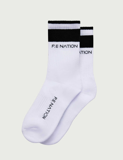PE Nation Homage Sock - Whiteimages1- The Sports Edit