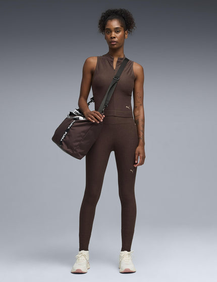 PUMA Cloudspun Tights - Chocolate Brownimages3- The Sports Edit