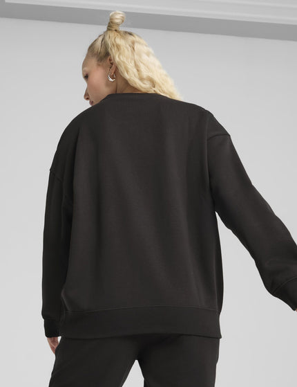 PUMA Essentials Oversized Crew - Blackimages2- The Sports Edit