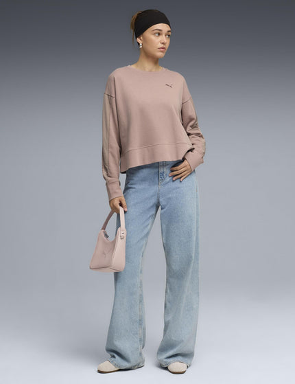 PUMA HER Relaxed Crew - Sandstoneimages3- The Sports Edit