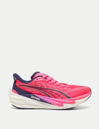 Puma x Hyrox Deviate NITRO 4 Running Shoes - Pure Pink/White Puma x Hyrox Deviate NITRO 4 Running Shoes - Pure Pink/White