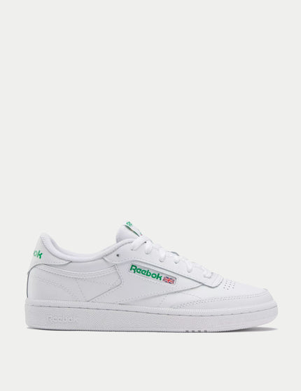 Reebok Club C 85 Shoes - Cloud White/Glen Greenimages1- The Sports Edit