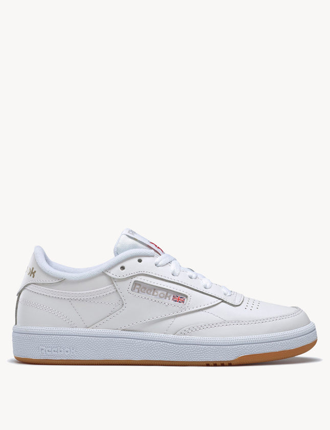 White Club C 85 Shoes - White/Light Grey/Gum