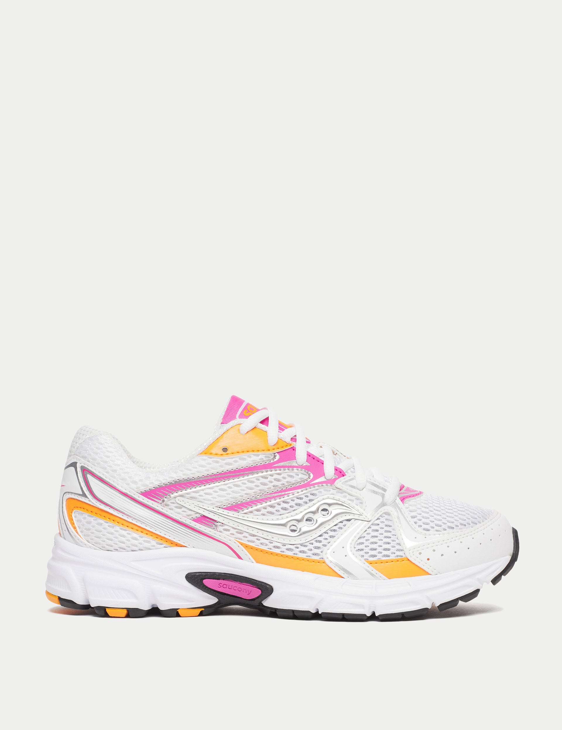 Saucony Ride Millennium White/Pink/Orange The Sports Edit