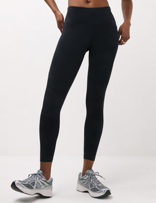 Power 7/8 Gym Leggings - Black Power 7/8 Gym Leggings - Black