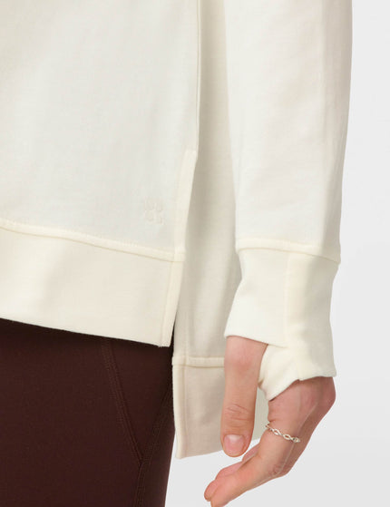 Sweaty Betty After Class Open Back Tie Sweatshirt - Dove Whiteimages3- The Sports Edit