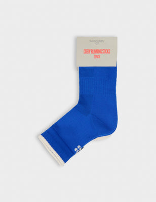 Crew Running Socks 2 Pack - Prussian Blue/French Navy Blue Crew Running Socks 2 Pack - Prussian Blue/French Navy Blue