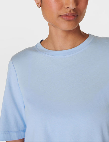 Sweaty Betty Essential Crew Neck T-Shirt - Breeze Blueimages3- The Sports Edit