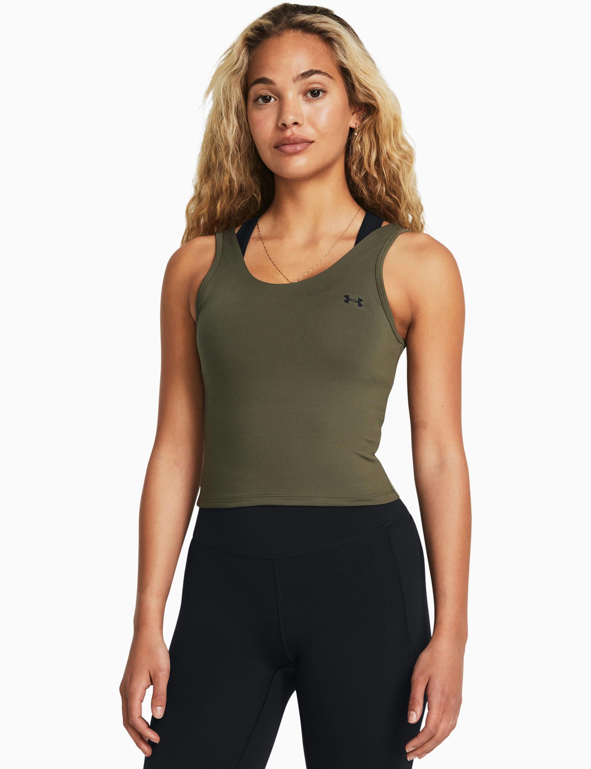 Under Armour Motion Tank Marine OD Green/Black The Sports Edit