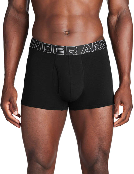 Under Armour Performance Cotton- Solid 6” 3Pk - Blackimages2- The Sports Edit