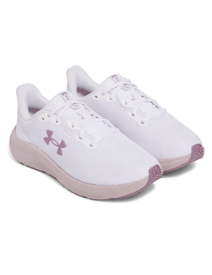 Under Armour Pursuit 4 Running Shoes - White/Purple Primeimages2- The Sports Edit