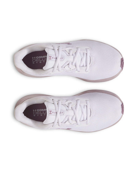 Under Armour Pursuit 4 Running Shoes - White/Purple Primeimages4- The Sports Edit