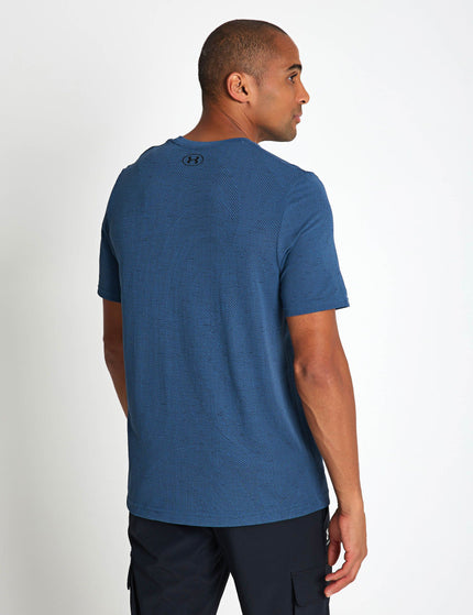 Under Armour Vanish Seamless Short Sleeve T-Shirt - Wham Blue/Blackimages2- The Sports Edit