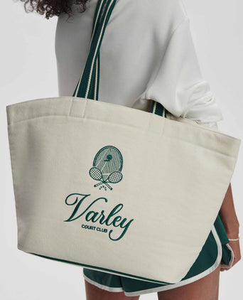 Robinson Canvas Club Tote Bag - Ivory/Forest Robinson Canvas Club Tote Bag - Ivory/Forest