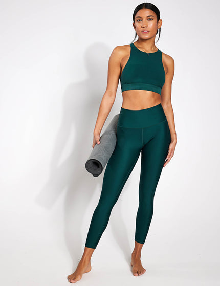 Alo Yoga 7/8 High Waisted Airlift Legging - Midnight Greenimages3- The Sports Edit