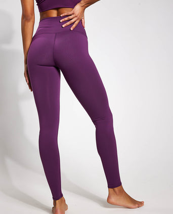 High Waisted Airbrush Legging - Dark Plum High Waisted Airbrush Legging - Dark Plum
