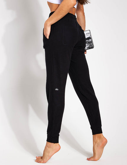Alo Yoga Soho Sweatpant - Blackimages2- The Sports Edit