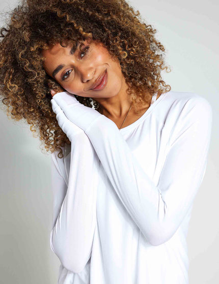 Beyond Yoga Featherweight Daydreamer Pullover - Cloud Whiteimages4- The Sports Edit