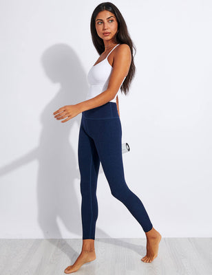 Spacedye Caught In The Midi High Waisted Legging - Nocturnal Navy Spacedye Caught In The Midi High Waisted Legging - Nocturnal Navy