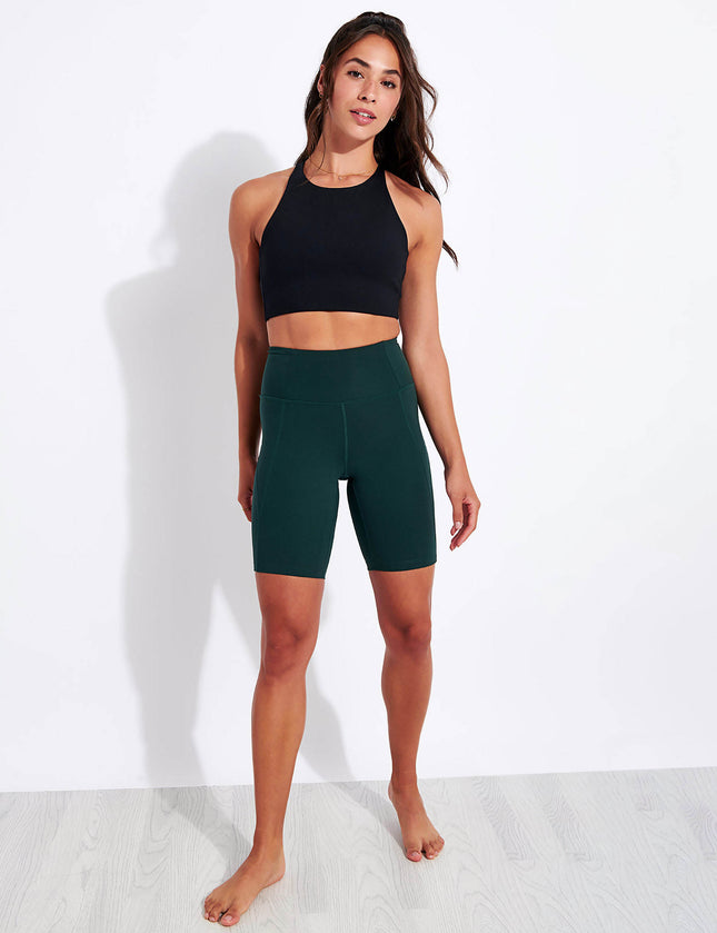 High Waisted Bike Short - Moss High Waisted Bike Short - Moss