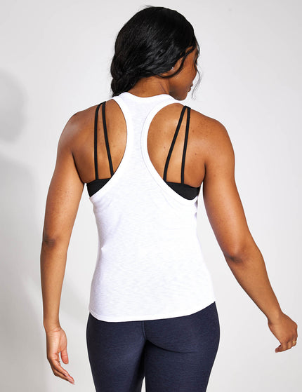 Vuori Sunrise High Neck Tank - Whiteimages2- The Sports Edit