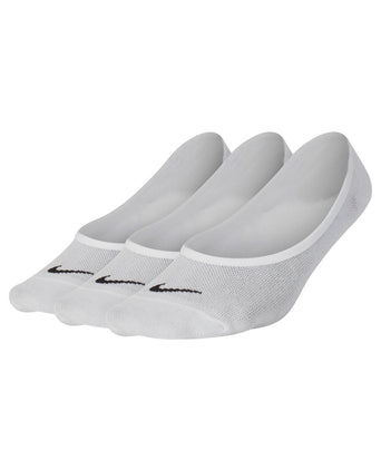 Everyday Lightweight Footie Socks (3 Pairs) - White Everyday Lightweight Footie Socks (3 Pairs) - White