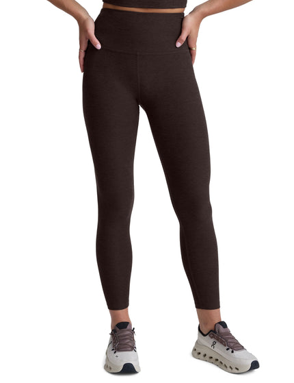 Beyond Yoga Spacedye Caught In The Midi High Waisted Legging - Dark Chocolate Heatherimages1- The Sports Edit