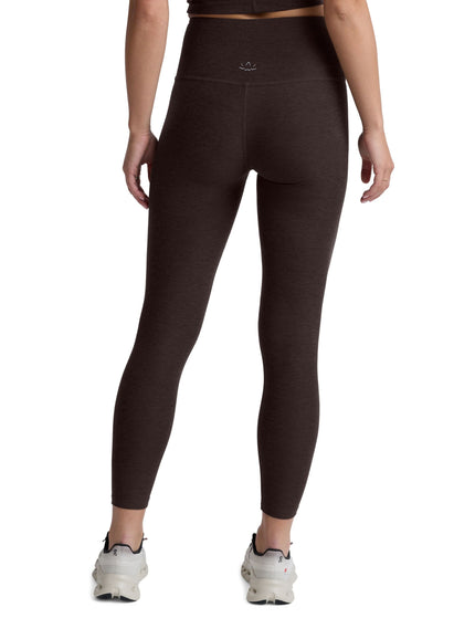 Beyond Yoga Spacedye Caught In The Midi High Waisted Legging - Dark Chocolate Heatherimages2- The Sports Edit