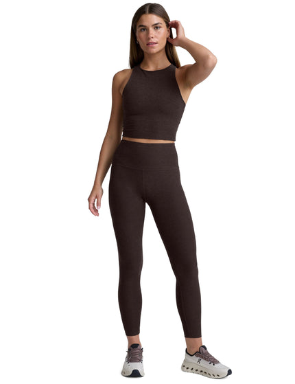 Beyond Yoga Spacedye Caught In The Midi High Waisted Legging - Dark Chocolate Heatherimages4- The Sports Edit