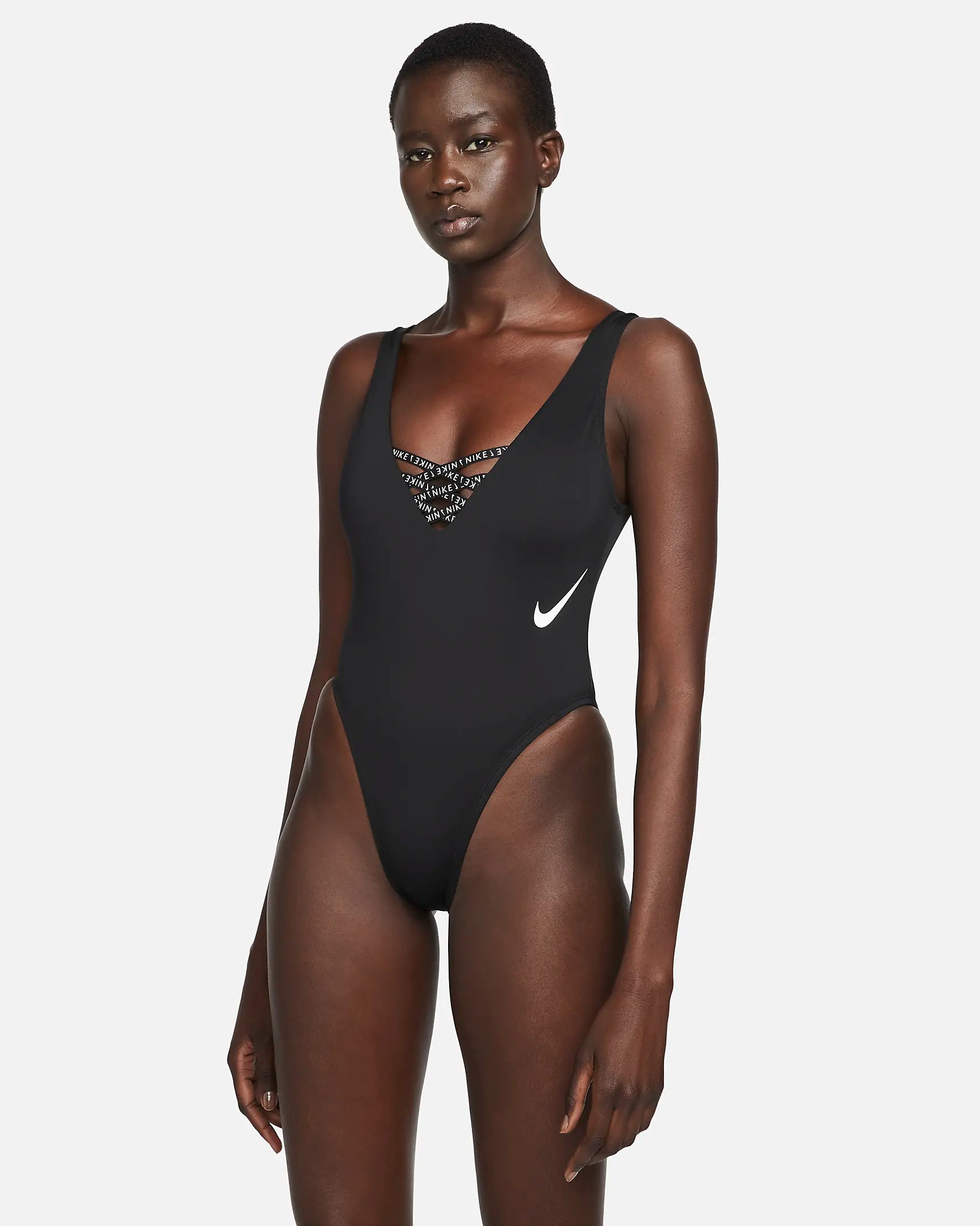 Nike Sneakerkini U Back One Piece Black The Sports Edit