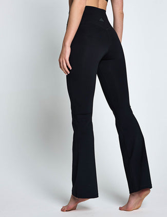 3 Stripes Studio All Me Flare X-Over Leggings - Black