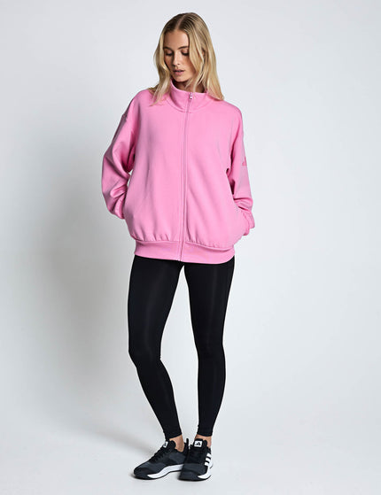 adidas Soft Lux Loose Full-Zip - St Tropic Bloomimages6- The Sports Edit