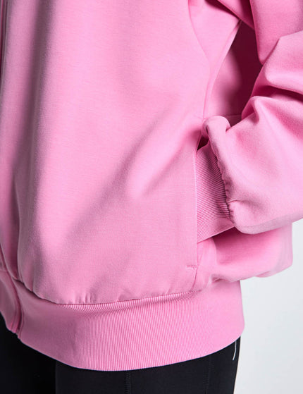 adidas Soft Lux Loose Full-Zip - St Tropic Bloomimages5- The Sports Edit