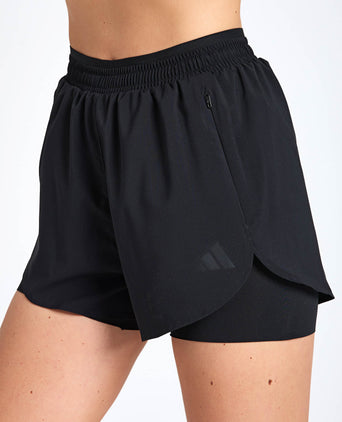 D4T Workout Go To 2in1 Shorts - Black