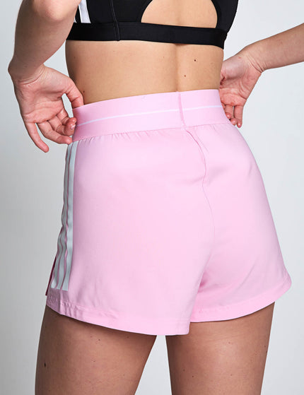 adidas Hyperglam 3-Stripes Woven Shorts - True Pinkimages2- The Sports Edit