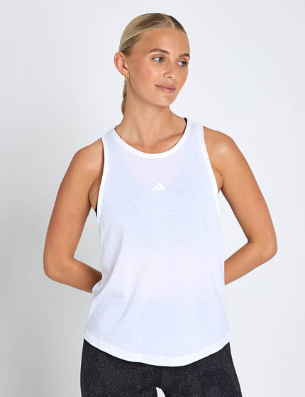 adidas Yoga Essentials Tank Top - Whiteimages1- The Sports Edit