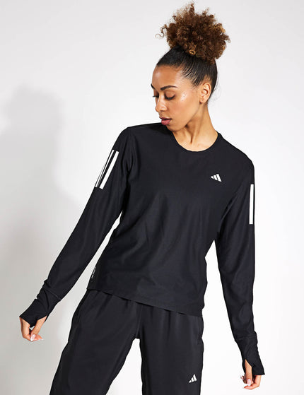 adidas Own The Run Long Sleeve Tee - Blackimages1- The Sports Edit