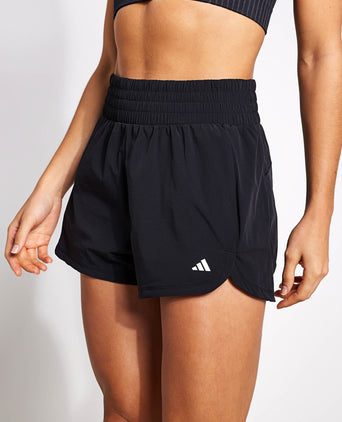 Pacer Stretch-Woven Zipper Pocket Lux Shorts - Black