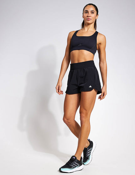 adidas Pacer Stretch-Woven Zipper Pocket Lux Shorts - Blackimages4- The Sports Edit