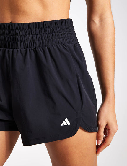 adidas Pacer Stretch-Woven Zipper Pocket Lux Shorts - Blackimages3- The Sports Edit