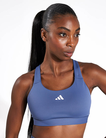 adidas TLRDREACT Training High-Support Bra - Preloved Inkimages1- The Sports Edit
