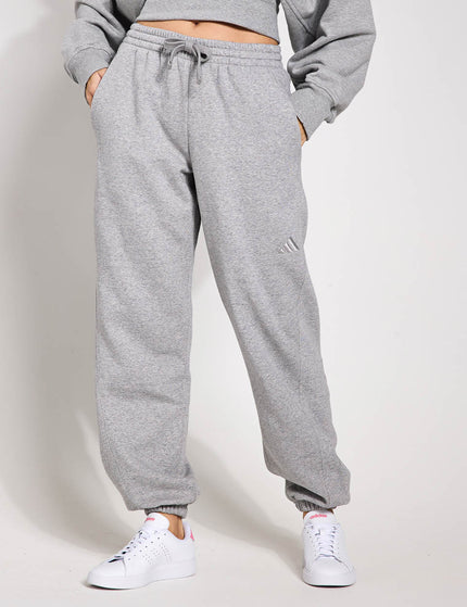 adidas ALL SZN Fleece Loose Joggers - Medium Grey Heatherimages1- The Sports Edit