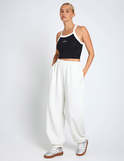adidas Soft Lux Loose Pant - Off Whiteimages4- The Sports Edit